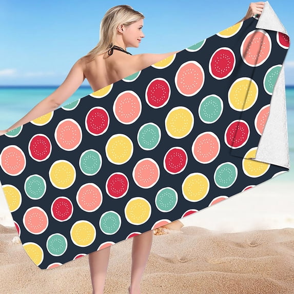 Easter Decorations Kokovifyves Beach Towels Clearance Microfiber Beach Towel Super Lightweight Colorful Bath Towel Sandproof Beach Blanket Multi-Purpose Towel for Travel Swimming Pool 30x60 Inch