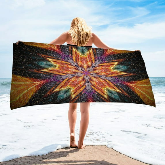 Easter Decorations Kokovifyves Beach Towels Clearance Microfiber Beach Towel Super Lightweight Colorful Bath Towel Sandproof Beach Blanket Multi-Purpose Towel for Travel Swimming Pool 30x60 Inch