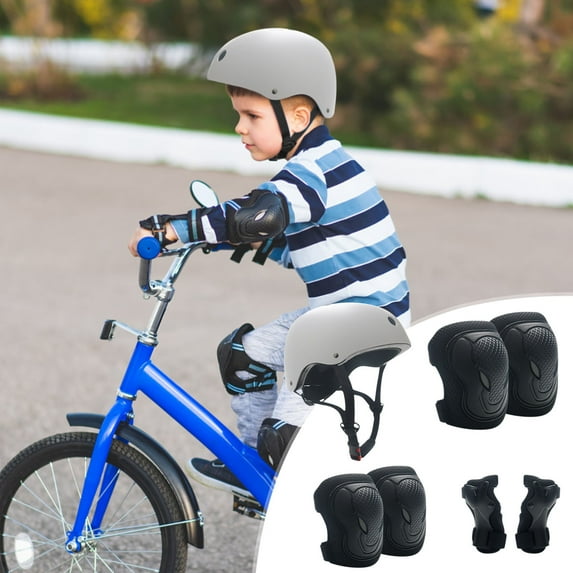Easter Decorations Kokovifyves Clearance Sales Outdoor Children's Helmet Protective Equipment Protective Equipment 7-piece Set Head Cover for Knee Elbow and Wrist Protection