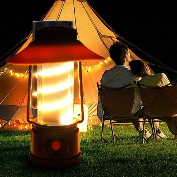 Easter Decorations Kokovifyves Clearance Sales Outdoor Flexible Filament Outdoor Camping Flashlight Light Adjustment USB Charging Lighting Handheld Light