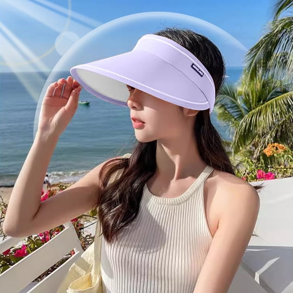 Easter Decorations Kokovifyves Clearance Sales Outdoor Sun Hat Sun Protection Sunshade Outdoor Travel Riding Beach Empty Sun Hat , Can Adjustment Fit Visor,with Sweatband