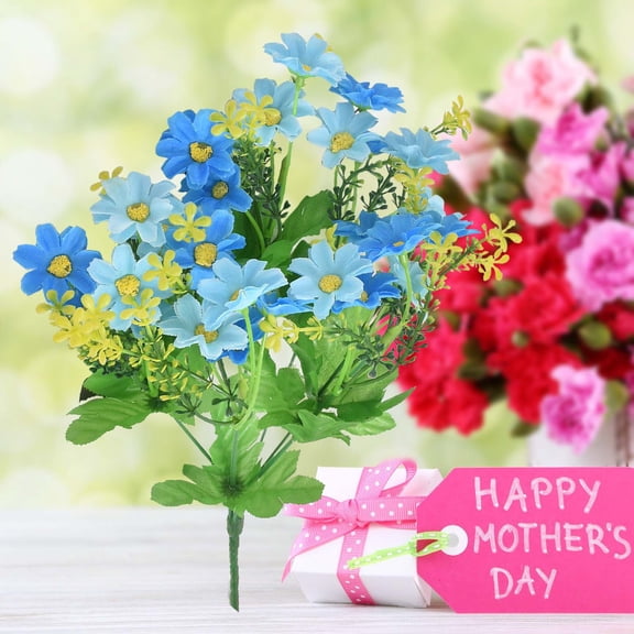 Easter Decorations Kokovifyves Home Decor Clearance under $5 Single Bunch of Artificial Flowers 28 Small Daisy Flowers Home Engineering Decoration Living Room Display Artificial Flowers