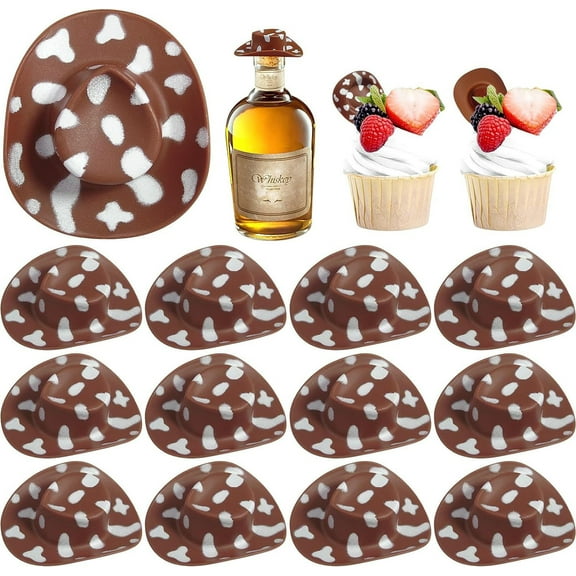 Easter Decorations Kokovifyves Home Decor Clearance under $5 Mini Western Cowboy Hat Hat Doll Hat Plastic Cute Doll Hat Party Decoration Accessory