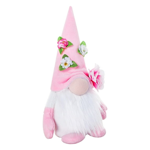 Easter Decorations Kokovifyves Mothers Day Gifts Dwarf Plush Doll Decoration Spring Mother's Day Flower Dwarf Warm Home Decoration