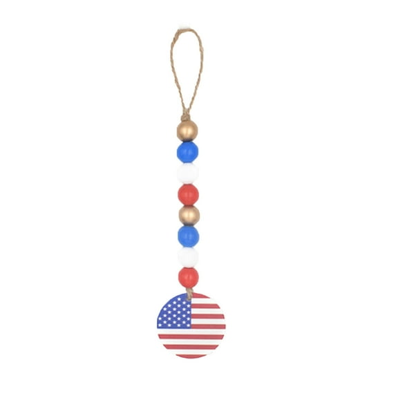 Kokovifyves Independence Day Decorations Independence Day Decorations Independence Day Party Wooden Beaded Ornaments Diy Tassel Pendants