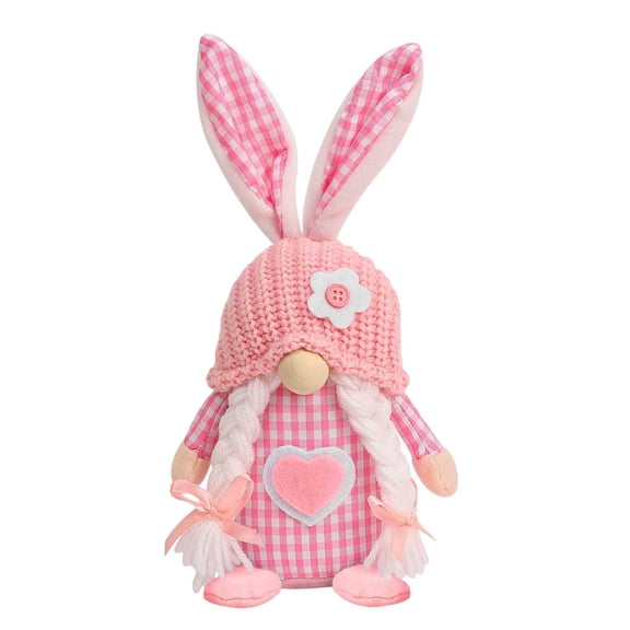 Easter Decorations, Plush Easter Bunny Handmade Swedish Tomte Elf Stuffed Doll Rabbit Gifts Cute Easter Bunny Household Ornaments, Home Decor