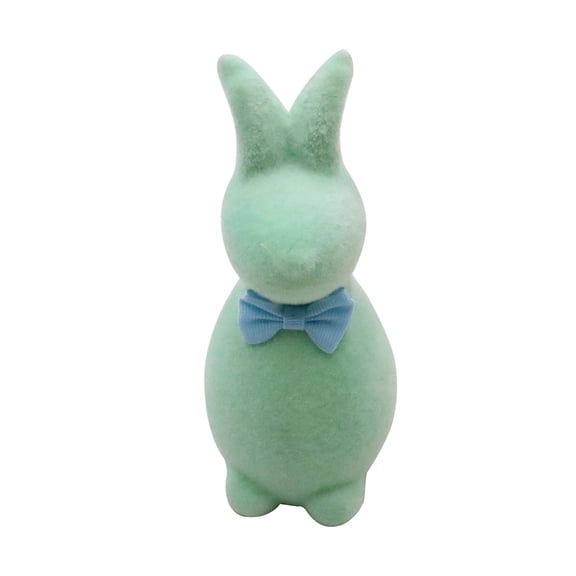 Easter Decorations Rabbit Ornaments Standing Border Decoration Ornaments Cute Desktop Ornament 2.4"X2.4"