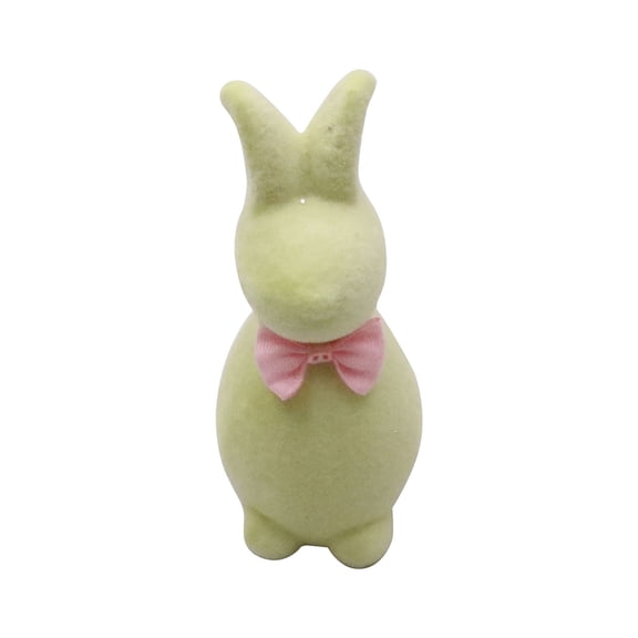 Easter Decorations Rabbit Ornaments Standing Border Decoration Ornaments Cute Desktop Ornament 2.4"X2.4"