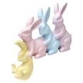 thumbnail image 1 of Easter Decorations Resin Bunny Family Figurine 6.69 Inch Tabletop Decor for Home, Easter Decor Four Rabbits Sculpture for Party Shelf Display, 1 of 7
