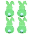 thumbnail image 1 of Chmadoxn Easter Rabbit Eggs Decorations Easter Bunny Cutlery Bag Rabbit Cutlery Set 4 Red Green Two Colors Easter Decorations Indoor Outdoor, 1 of 2