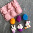 thumbnail image 1 of Easter Decorations- Washable Silicone Cake Cake Candy Chocolate Decorating Tray DIY Craft Project, 1 of 6