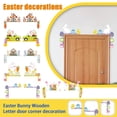 thumbnail image 1 of Easter Decorations Wooden Letter Decoration with Bunny, Colorful Bunny Door Ornament, Spring Summer Front Door Decor, Easter Sign for Home Front Door Easter Party Festival Decor 7.8x7.2" A, 1Pcs, 1 of 7