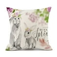 thumbnail image 1 of Easter Decorations flax Eggs Home Party Easter Pillowcase Cushion Case Pillow Cover Rabbit Bunny 7, 1 of 6