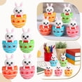 thumbnail image 1 of Easter Decorations home easter bunny Rabbit Egg Shell Silicone Cartoon Figurine Decorative Accessory for Stationery Bags Cases Keychains Crafts DIY Use, 1 of 1