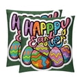 thumbnail image 1 of Easter Decorative Pillows Covers with Unique Patterns for Bed, Home Decor - Set of 2 Pillow Inserts - Available in 16x16, 18x18, 20x20 Inches for Various Occasions, 1 of 6