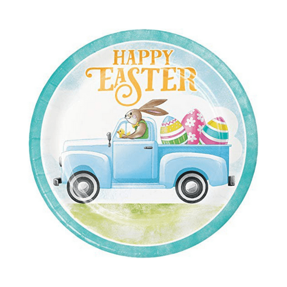 Easter Delivery Dessert Plates, 8 ct by Creative Converting