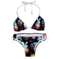 thumbnail image 1 of Easter Detachable Sponge Adjustable Strap Bikini Set Two-Pack Swimsuit Women Swimwear, 1 of 6