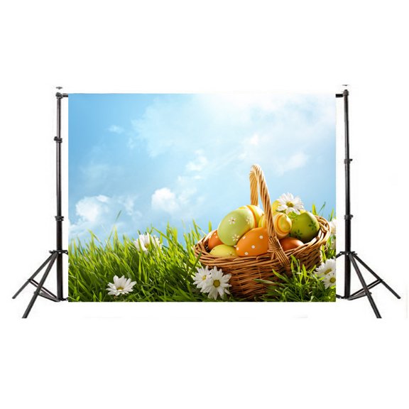 Easter Digital Photographice Background Cloth 3D Photo Backdrops