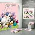Easter Digital Print And Polyester Bathroom 4 Piece Set Paper Towel