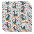 Easter Dinner Napkins Cloth Set of 4, Polyester Napkins 20 x 20 Inch