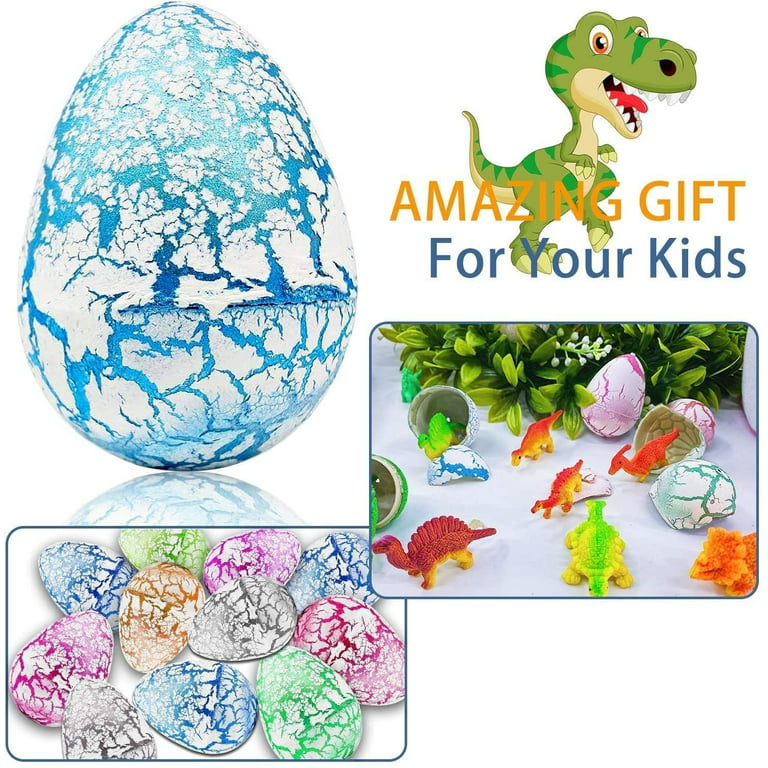 Easter Dinosaur Eggs Hatching Dino Egg Grow in Water Crack with
