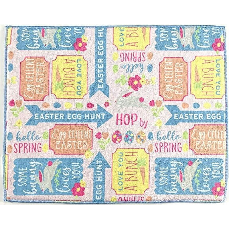 Easter dish drying 2025 mat