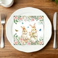 thumbnail image 1 of Easter Disposable Paper Napkins - Festive Printed Soft Absorbent Serviettes, Disposable Table Napkins, Ideal for Easter Brunch Dinner Party Home Holiday Table Decor & Catering Use, 7*7in, White, 1 of 6