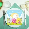 thumbnail image 1 of Easter Disposable Paper Tableware Clearance, Bunny Pattern Party Supplies, Cute Rabbits Disposable Tableware for Spring Holiday Table Decor Party Favors, 1 of 6