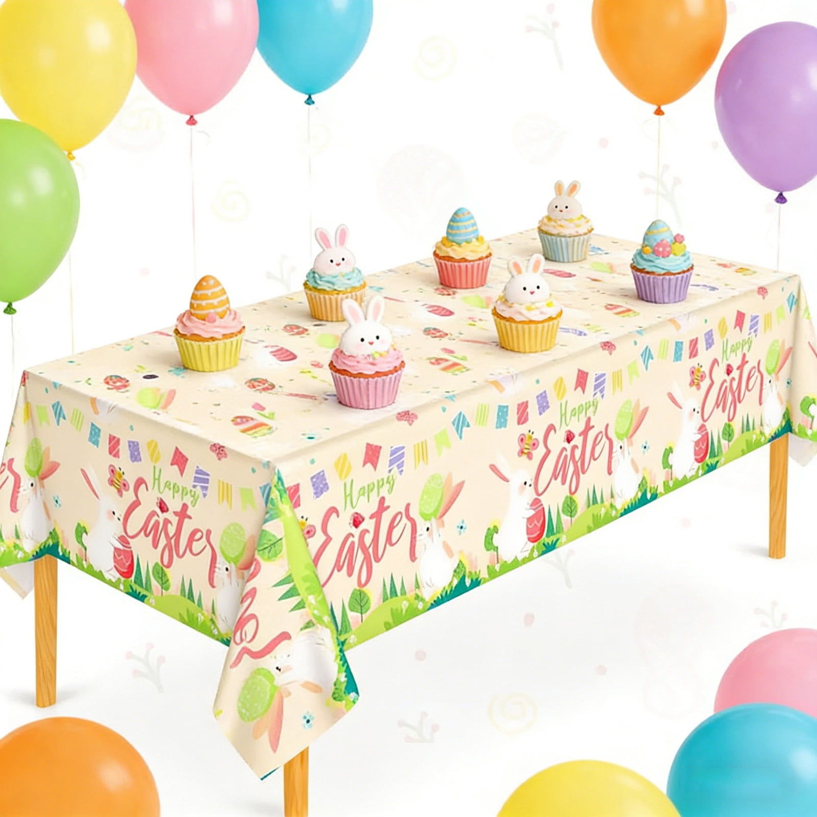 Easter Disposable Waterproof Tablecloth for Parties and Holidays ...