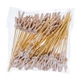thumbnail image 1 of Easter Disposable Wooden Fruit Skewers 100-Pack with Gray Rabbit Design, Appetizer Pick for Cocktail Sandwich Fruit Party Decorative Toothpicks, 1 of 6