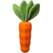 Easter Dog Squeaky Chew Toys for Aggressive Chewers, Rubber Carrot Dog Toys for Training and Cleaning, Durable Interactive Tough Dog Toy for Medium Dogs