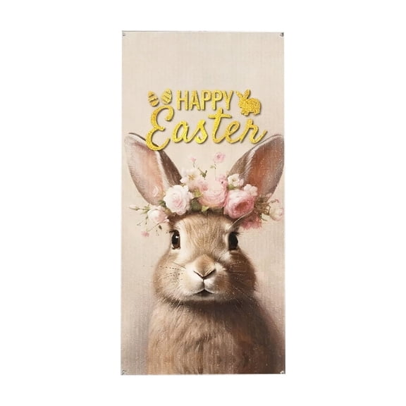 Easter Door Cover Decoration – Full-Length Polyester Door Curtain for Front Porch, Classroom, Office, Party Entrance – Easy to Hang, Multicolor Spring Holiday Decor