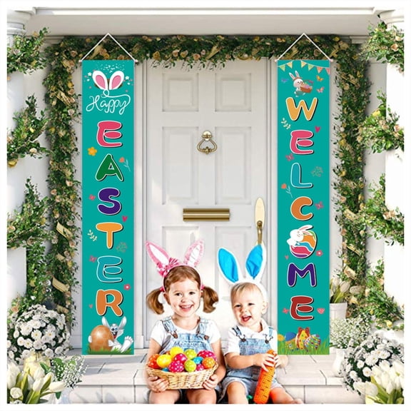 Easter Door Curtain Saint Patricks Day Couplet Banner 1 For Festive Entryway Party Decoration