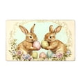 thumbnail image 1 of Easter Door Mat Easter Bathroom Rug Spring Bunny Egg Bath Mat Cute Rabbit Soft Absorbent Tufted Easter Bath Rugs Non Slip Washable for Bathroom Bedroom Living Room Spring Home Decor 1PC 23.6"x15.7", 1 of 6