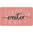 thumbnail image 1 of Easter Door Mat,Spring Pink Eggs Indoor Outdoor Non-Slip Doormat,Entryway Front Porch Easter Rabbit Welcome Door Mat Colorful for Entrance Decor 30" x 17" (Happy Easter), 1 of 6