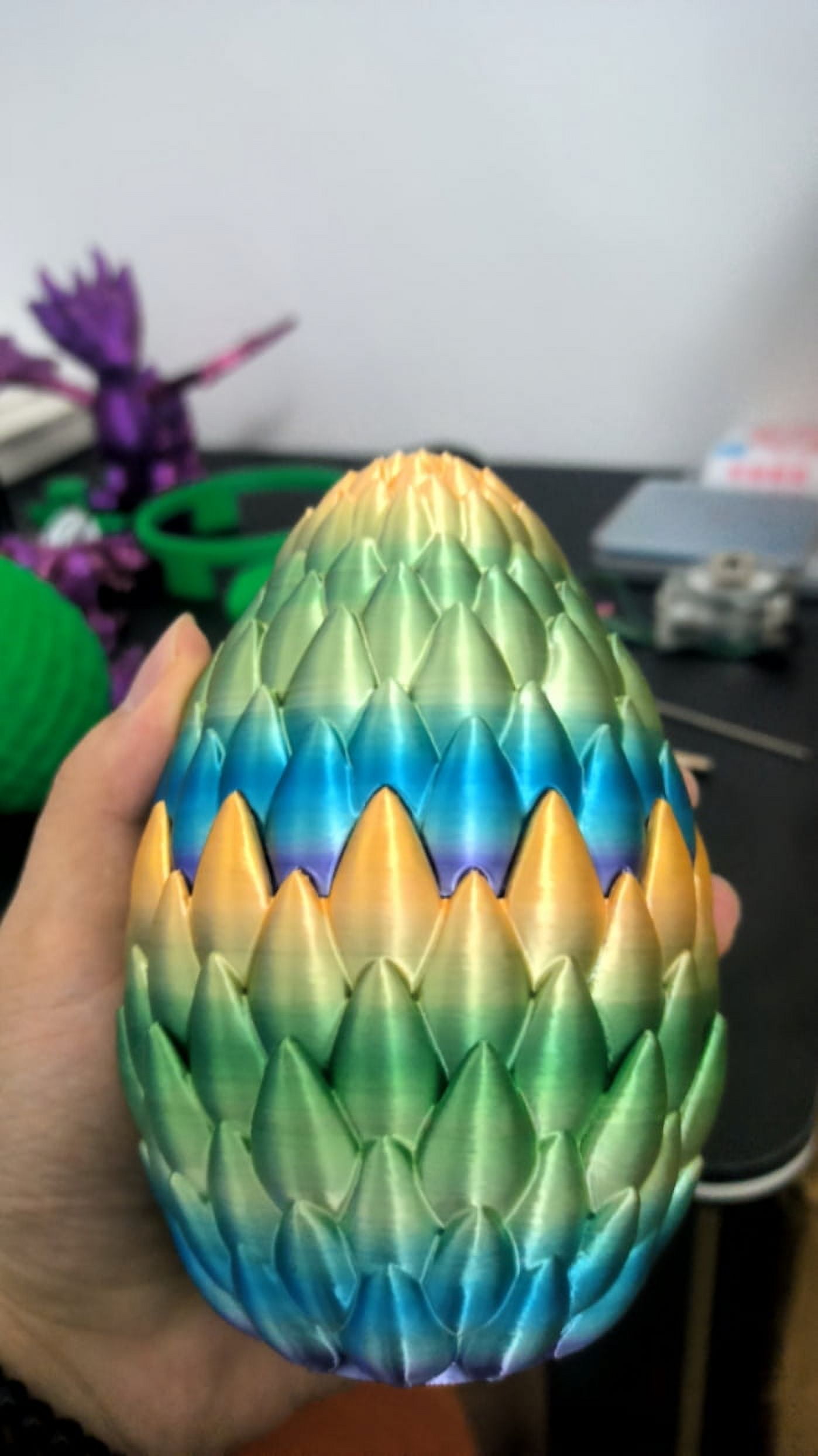 Easter Dragon Eggs with Dragon Inside,3D Printed Dragon,Easter Basket Dragon for Adult,Full