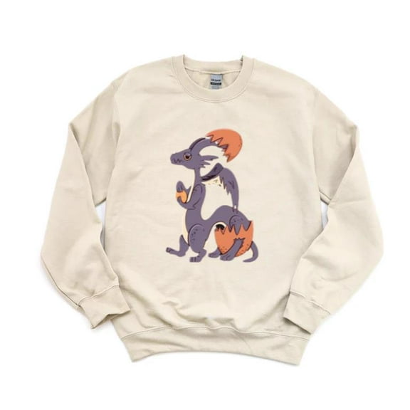 Easter Dragon Mythical Creature Fantasy Holiday Egg Hunt Sweatshirt, for men & women, up to size 5XL