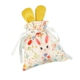 thumbnail image 1 of Easter Drawstring Candy Bag – Reusable Fabric Treat Bag with Cute Bunny Design for Kids Easter Egg Hunts, Party Favors & Gift Wrapping, 1 of 5