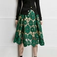 thumbnail image 1 of Easter Dresses for Women LEBONYARD Women's Casual Mini Skirt with Pockets,Fashion Women Leopard Print Drawstring Bandage High Waist Lrregular Sexy Mini Skirt Green XXXL, 1 of 4