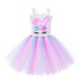 thumbnail image 1 of Easter Dresses for Baby Girls Floral Sleeveless Girls Princess Tutu Dress Flower Girl Dresses for Kids 6-7 Years, 1 of 7