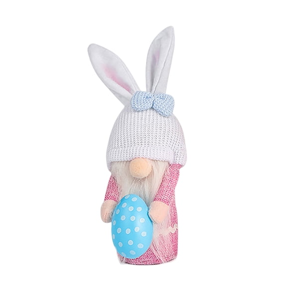 Easter Rabbit Decorations - Soft Fabric Body, Fiber Beard, Bring Good Luck, Ideal for Home Decor, Easter Gift