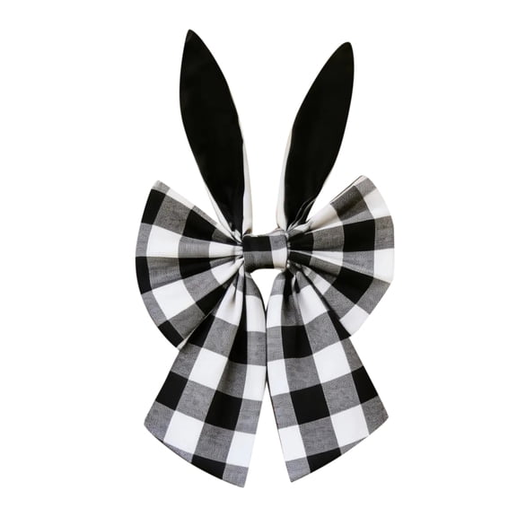 Easter Ear Flower Ring Knot Used For Making Flower Wreaths Spring Festival Decorative Fabric Bow Knots For Top Of Trees Front Door Decoration And Wall Decoration.
