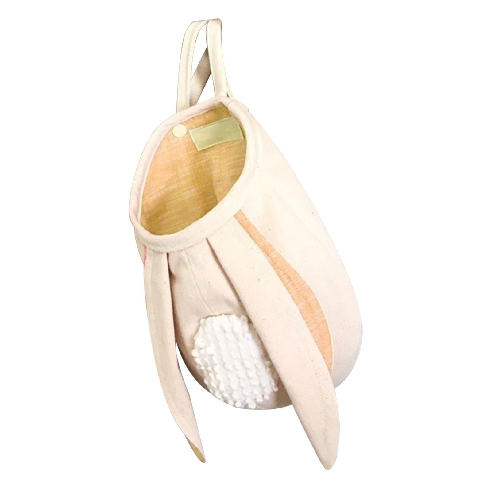 Easter Ears Basket Rabbit Ear Storage Bag Easter Gift Hanging Handbag