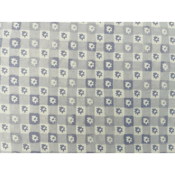 Easter - Easter Collection - Daisy Gingham - Blue Fabric - Rifle Paper Co - RP1505-BL2