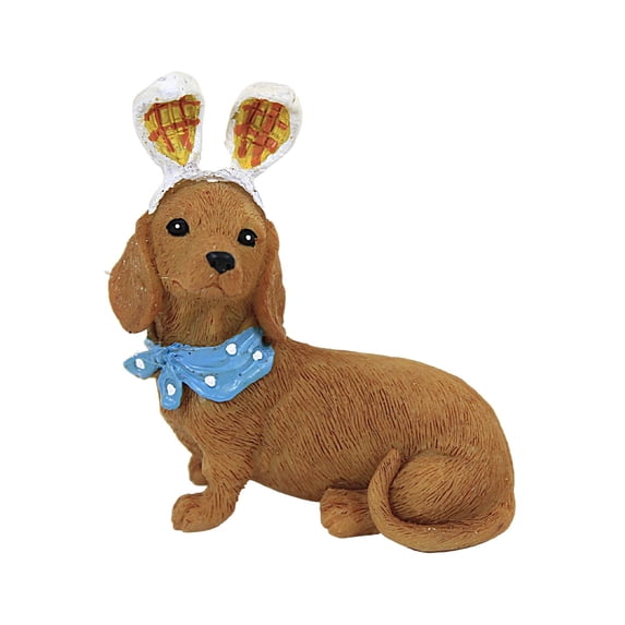 Easter Easter Dogs Polyresin Bunny Ears Ea15811 Dachshund