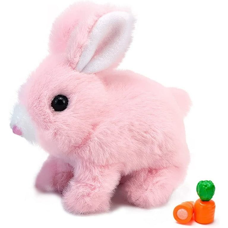 Easter Educational Interactive Toys Bunny Toys Educational Interactive Toys Bunnies Can Walk and Talk Move Ears and Nose