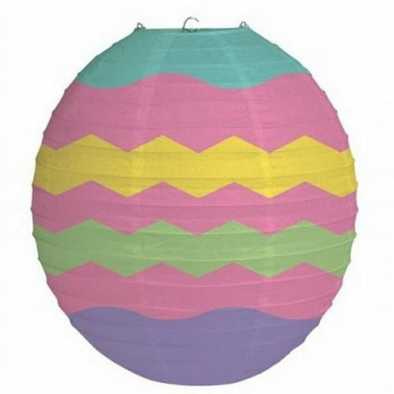 Creative Converting Easter Egg Paper Lantern, Multicolor, 1 Count