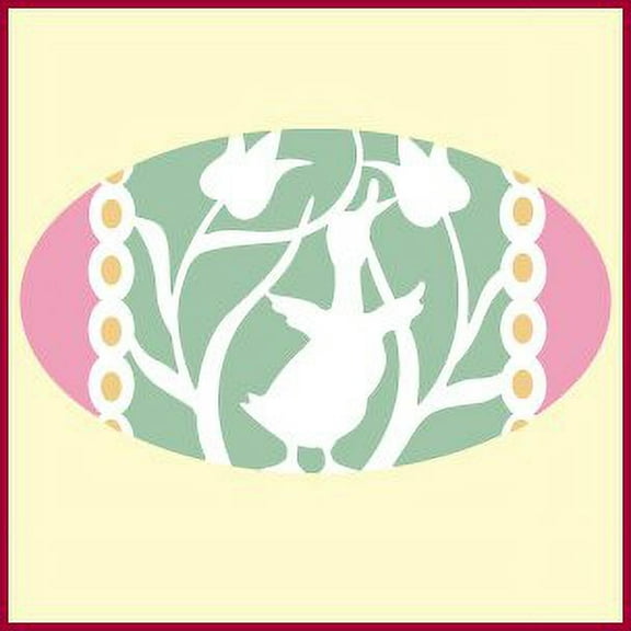 Easter Egg 4 Stencil - Stencils for Painting Reusable Plastic Mylar Drawing Templates DIY Ornaments Craft for Decoration Art Drawing Spring - The Artful Stencil