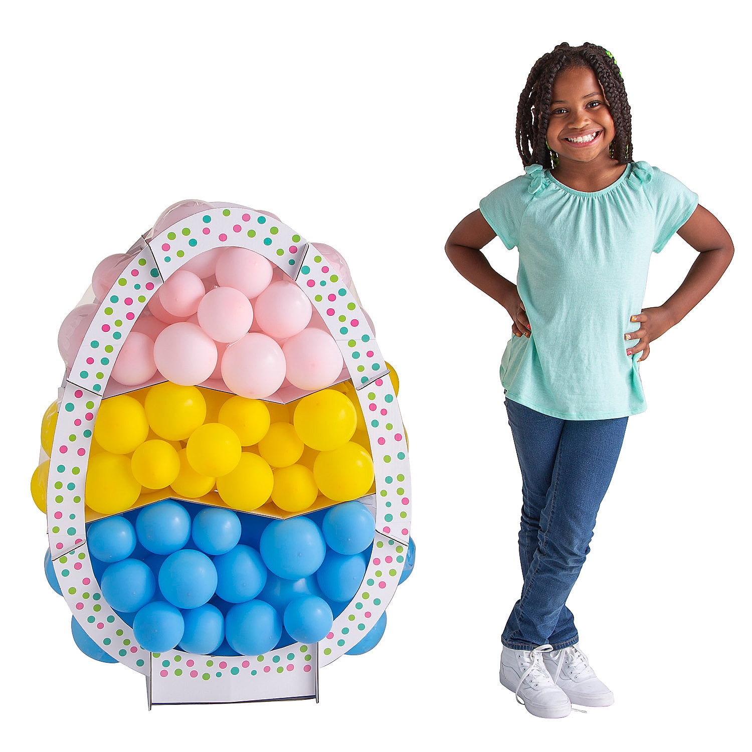 Easter Egg Balloon Mosaic Decoration