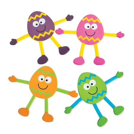 Easter Egg Bendable - Toys - 24 Pieces